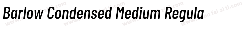 Barlow Condensed Medium Regular字体转换
